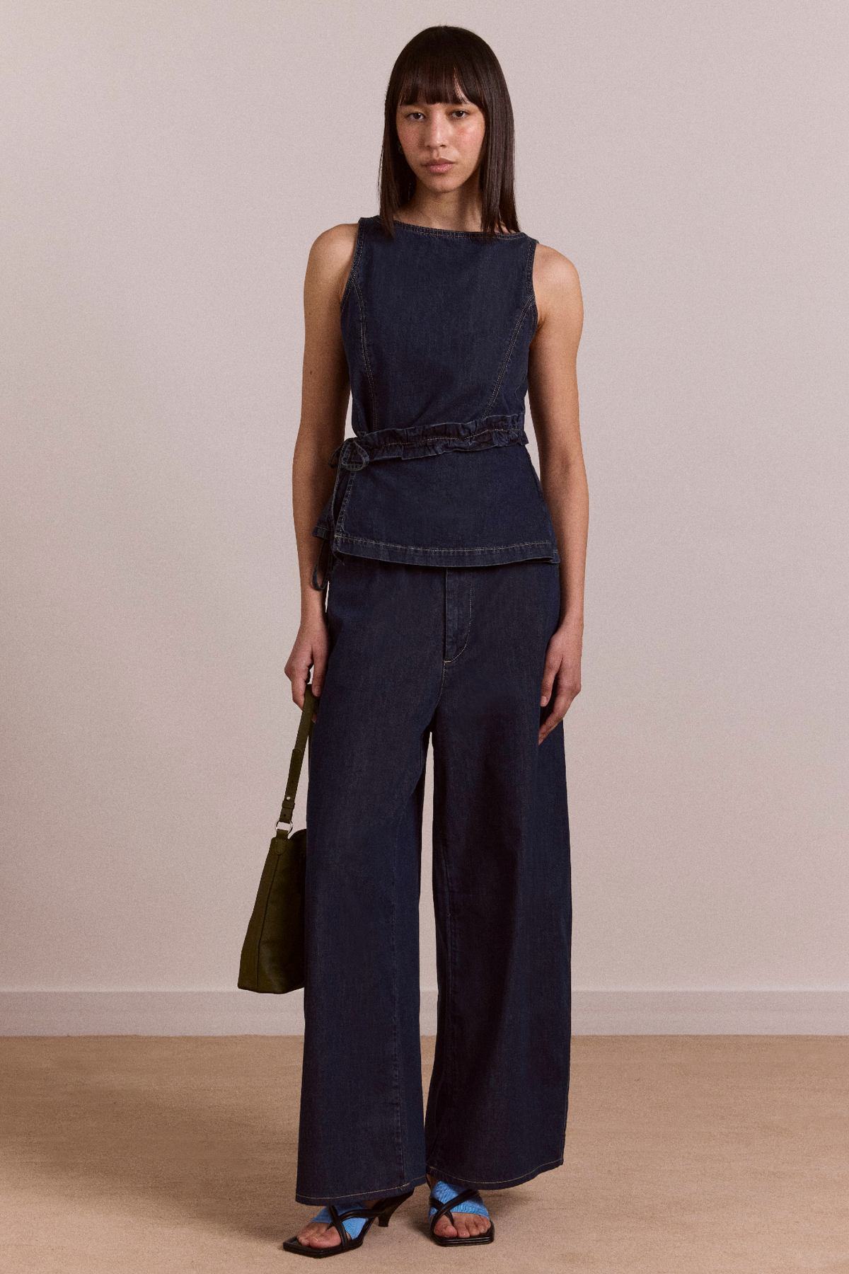 Straight Leg Augusta Jeans - Dark Indigo