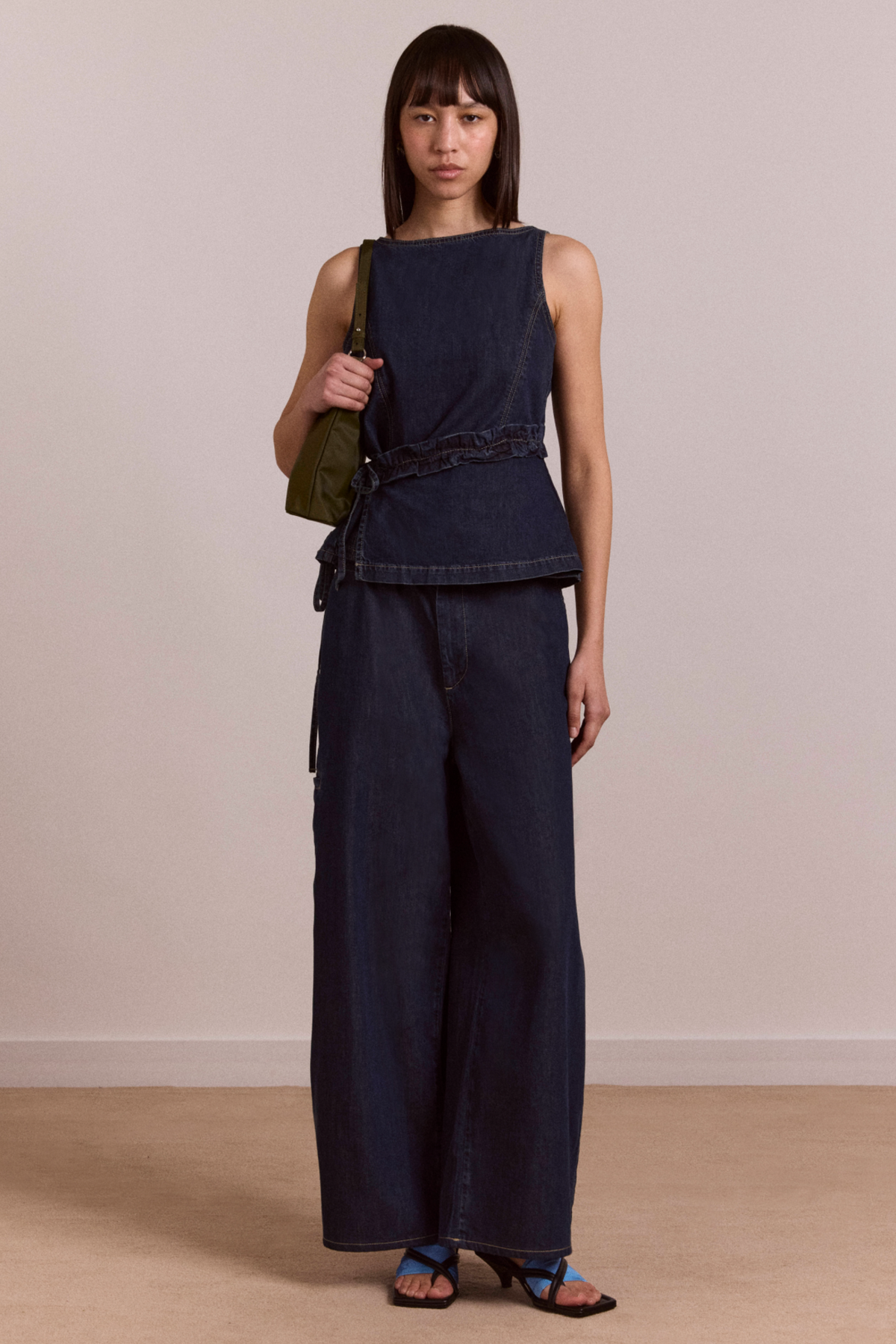 Straight Leg Augusta Jeans - Dark Indigo