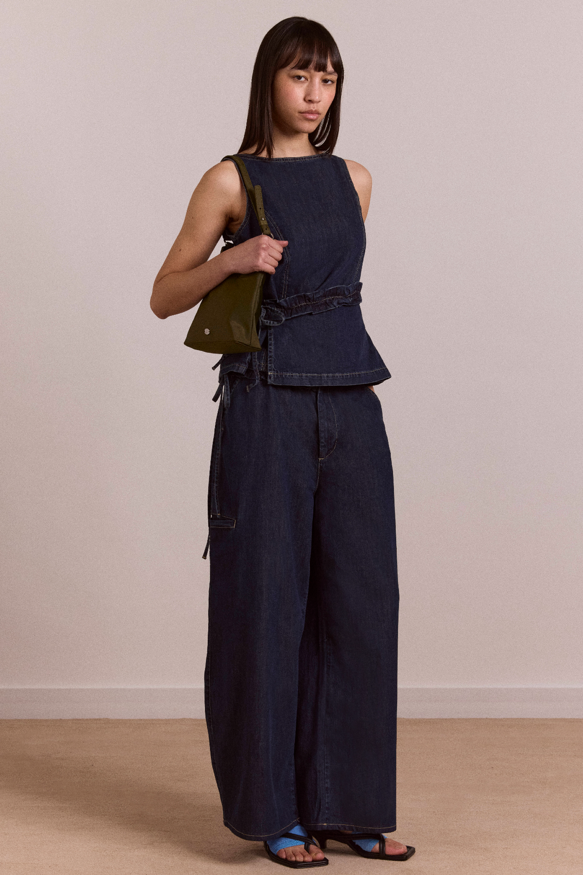 Straight Leg Augusta Jeans - Dark Indigo