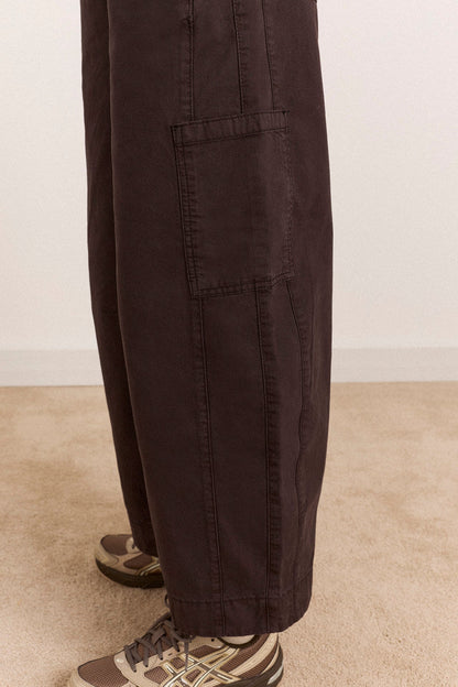 Felix Twill Trouser - Washed Black