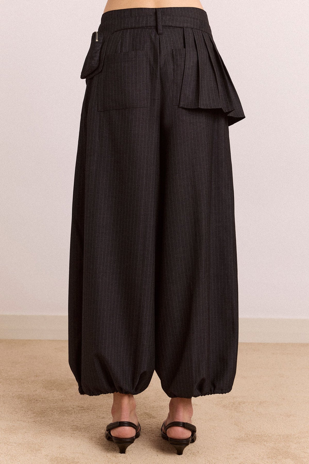 Mavi Tailored Balloon - Navy Pinstripe