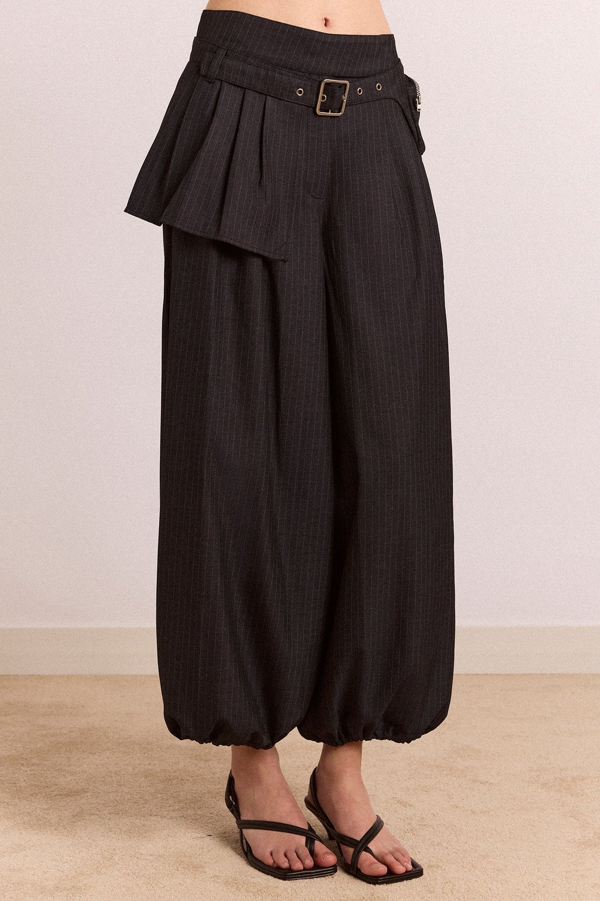 Mavi Tailored Balloon - Navy Pinstripe