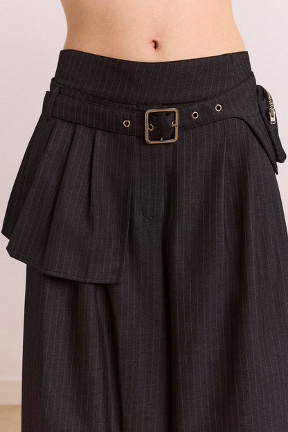 Mavi Tailored Balloon - Navy Pinstripe