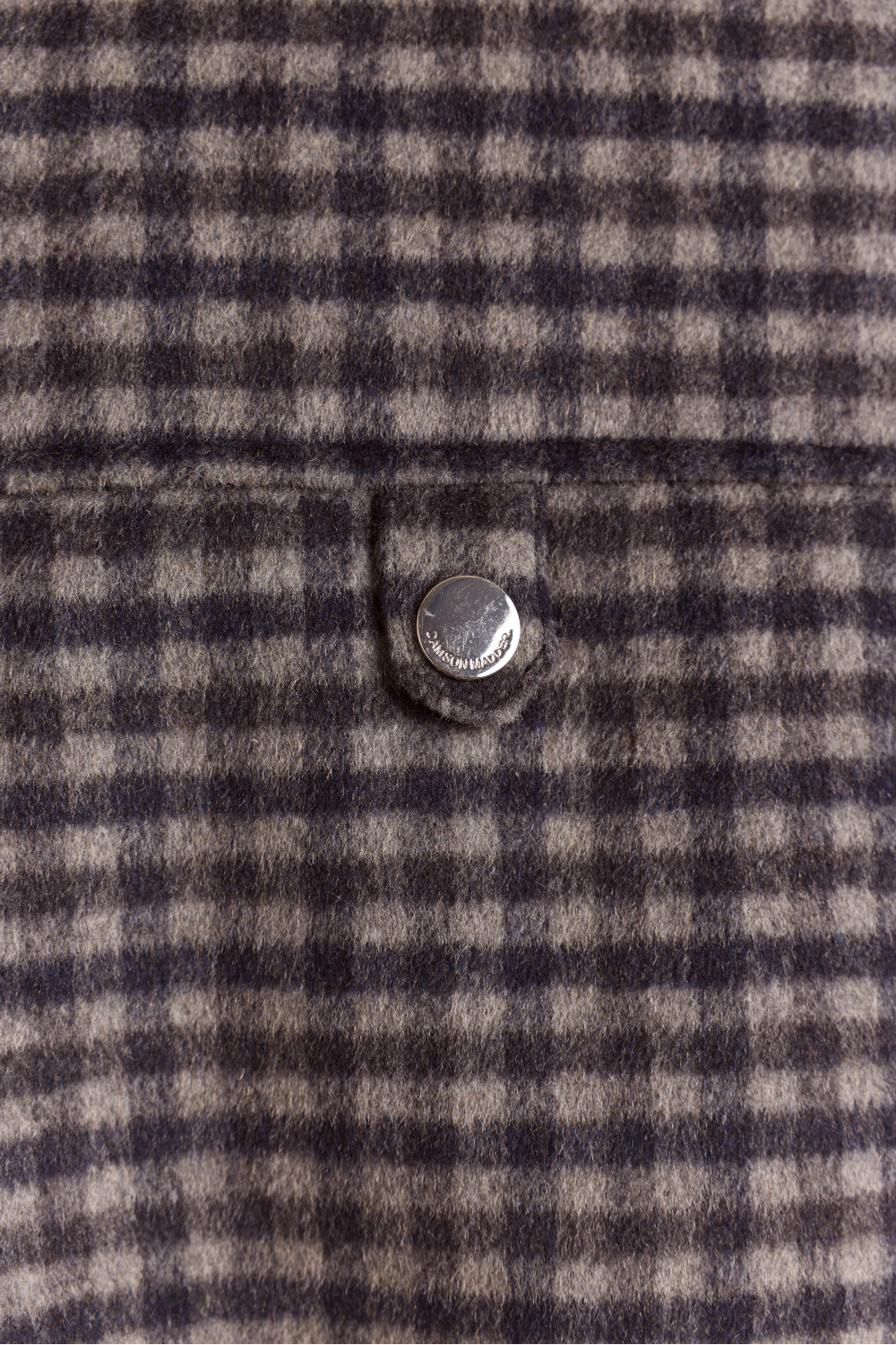 Pixie Wool Blend Bomber - Willow Gingham