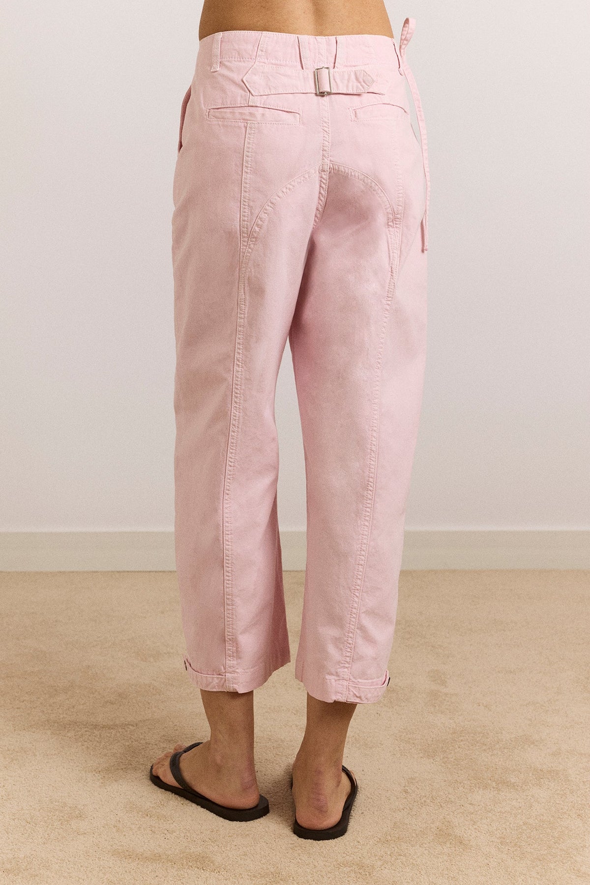 Yves Capri Trouser - Pink